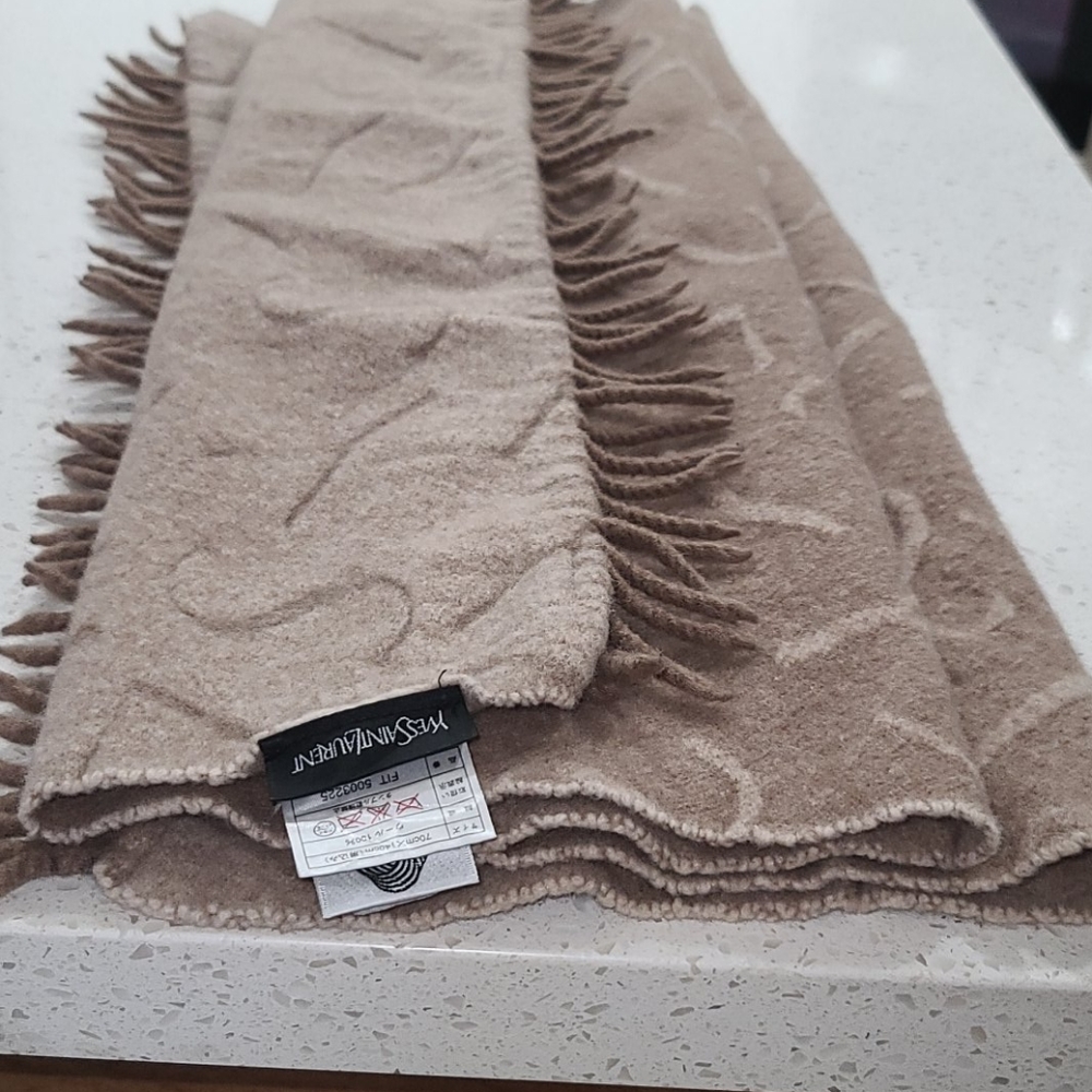 YSL wool scarf